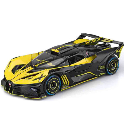 9-inch alloy diecast model car showcasing intricate design and craftsmanship, perfect for collectors and decor.