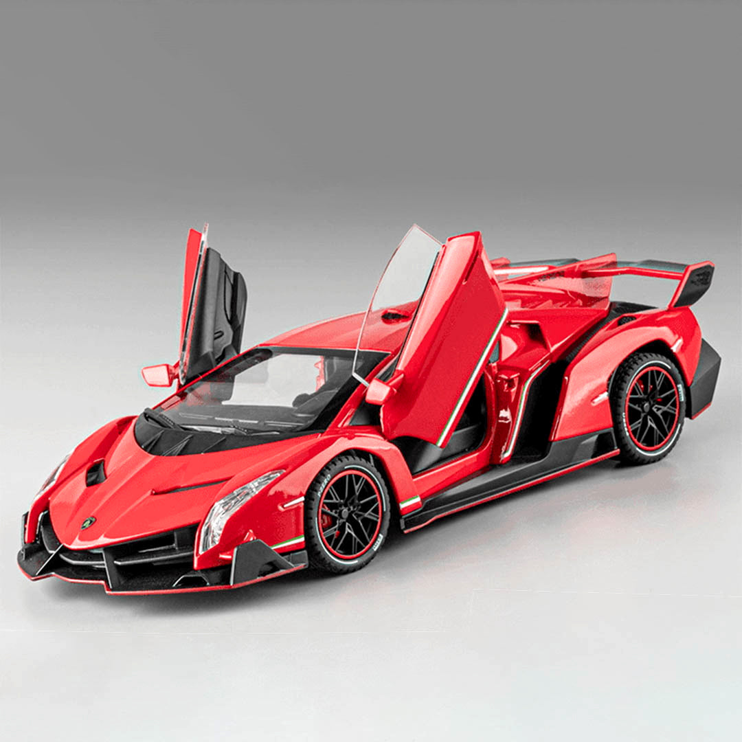 9-inch alloy diecast model car showcasing intricate design and craftsmanship, perfect for collectors and decor.