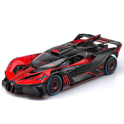 9-inch alloy diecast model car showcasing intricate design and craftsmanship, perfect for collectors and decor.