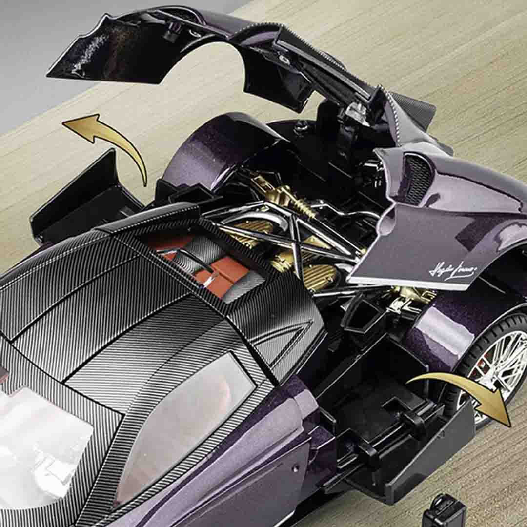 9-inch alloy diecast model car showcasing intricate design and craftsmanship, perfect for collectors and decor.