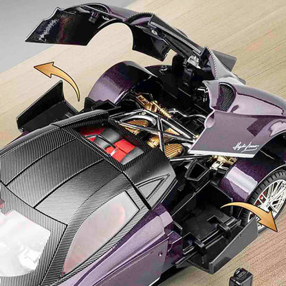 9-inch alloy diecast model car showcasing intricate design and craftsmanship, perfect for collectors and decor.