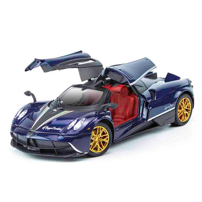 9-inch alloy diecast model car showcasing intricate design and craftsmanship, perfect for collectors and decor.